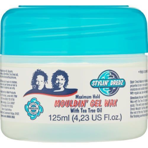 Stylin' Dredz Maximum Hold Mouldin' Gel Wax 125ml
