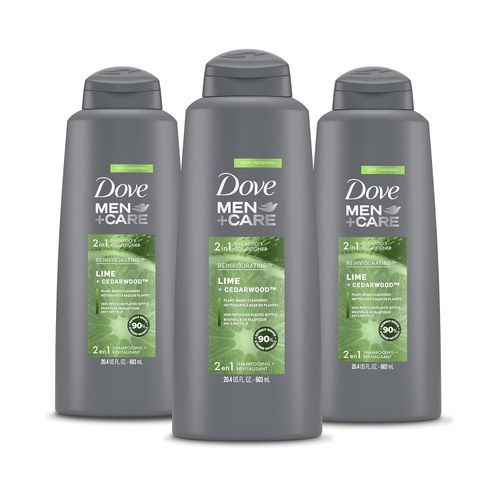 Dove MEN + CARE 2 in 1 Shampoo and Conditioner Lime + Cedarwood