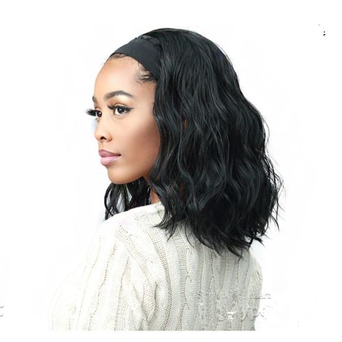 Middle Length Soft Wavy Headband Wig + Free Gift