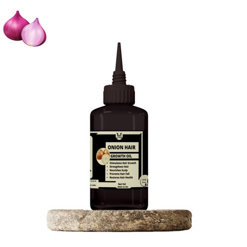 Mekis Onion Hair Growth Oil -100% Pure,Stimulates Hair Growth,Strengthens Hair,Nourishes Scalp,Prevents Hair Fall