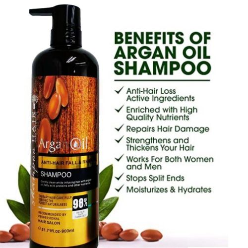 Argan Oil Anti-Hair Fall & Renewal Shampoo - 900ml