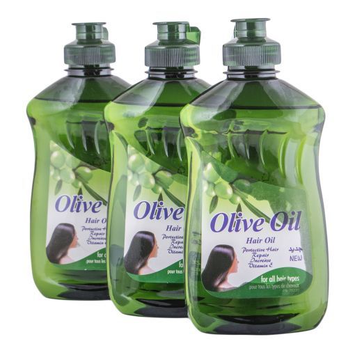 Olive 3pcs Olive Oil Hair / Scalp Treatment Olive Oil