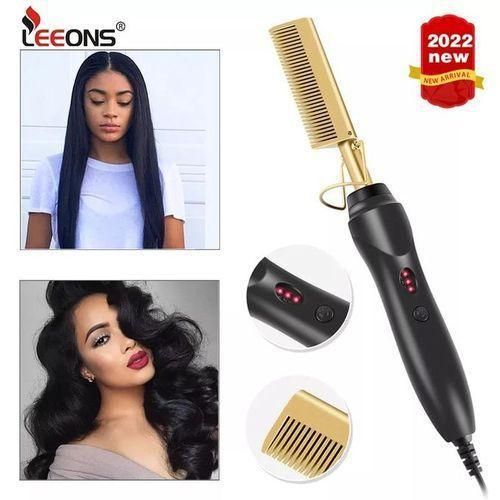 Professional Electric Hot Comb Straightener(Wet And Dry Hair)