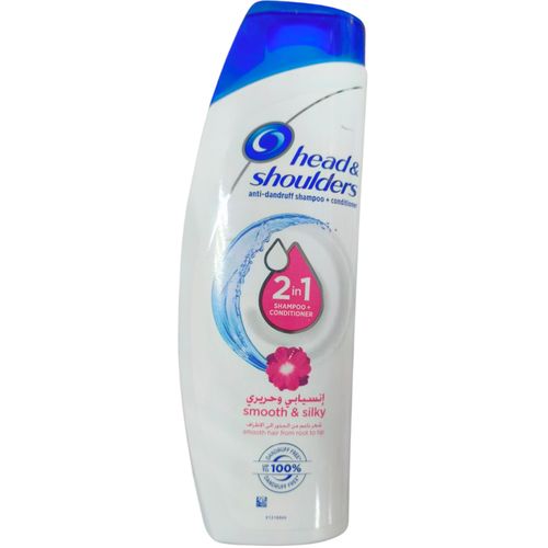 Head & Shoulders 2 In 1 Anti-Dandruff Shampoo + Conditioner, Gives Smooth & Silky Hair From Root To Tip