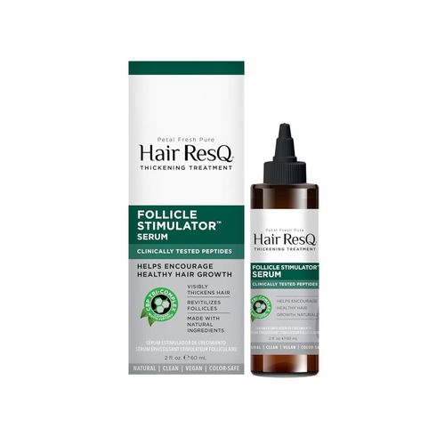 Petal Fresh Pure Hair ResQ Thickening Treatment Follicle Stimulator Serum, Encourage Healthy Hair Growth Naturally with Caffeine, Biotin & Peptides - 60 Day Supply,
