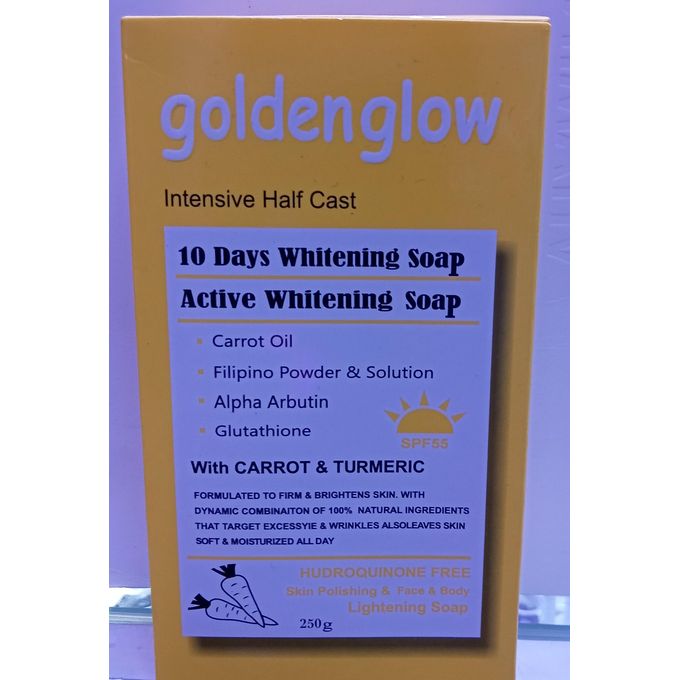🔥 ORDER 1, WE SEND 2 — Golden Glow Half Cast Brightening Soap | Whitens + Fades Dark Spots + Exfoliates | KSh 1,600