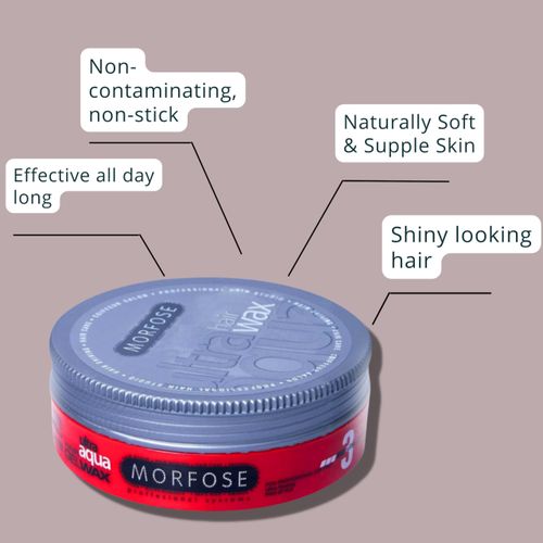 Morfose (New original) Ultra Aqua Shine Hair Gel Wax Pro Style 175 ml