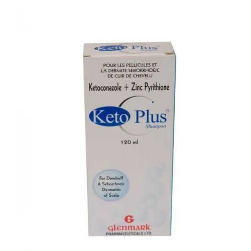 Keto Plus Ketoconazole Shampoo For Dandruff, Flaky And Itchy Scalp 120ml