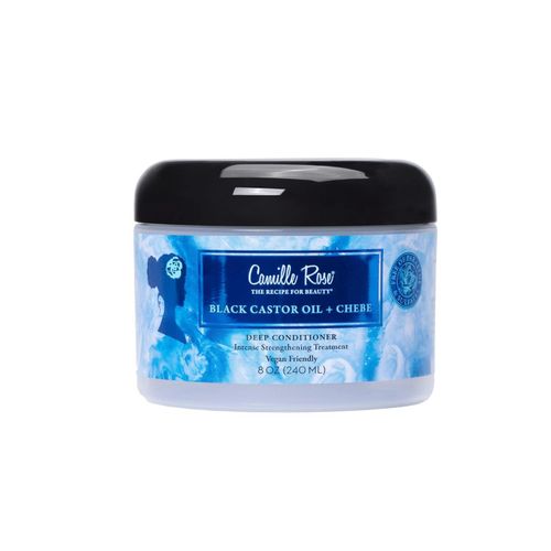 Camille Rose Vegan Black Castor Oil & Chebe Deep Hair Conditioner, with Jojoba Oil