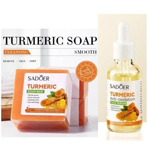 SADOER Tumeric Soap + Tumeric Serum