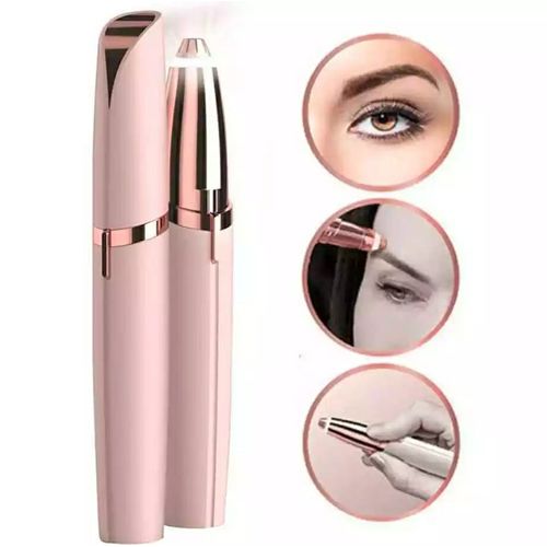 Painless-Precision Eyebrow Trimmer For Women With LED Light