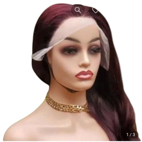 T-part frontal semi human wig no.99j