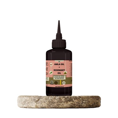 Mekis Amla Rosemary Oil- Stimulates Hair Growth, Strengthens strands, Reducing thinning and promoting volume.