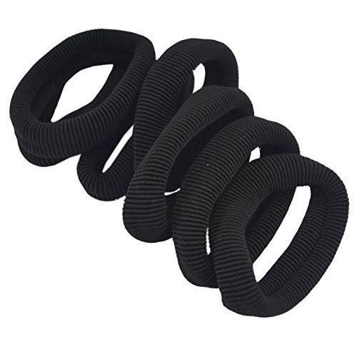 Black Pony Tail Hair Bands 24pcs