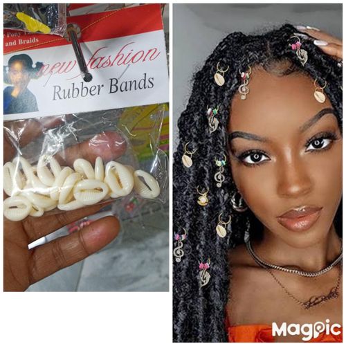 Cowrie Shell Braid Hair Jewels