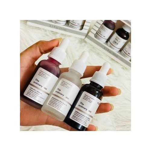 🔥 LIMITED DEAL — The Ordinary 3-in-1 Skincare Trio | AHA Peeling + Niacinamide + Caffeine Eye | KSh 3500
