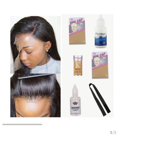 Ghost Bond Glue, Wax Stick, Elastic Band, WigCap,Glue Remover