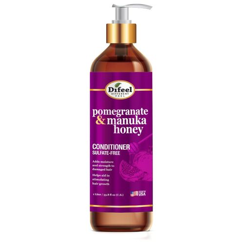 Difeel Pomegranate & Manuka Honey Sulfate-Free Conditioner oz. for Dry, Damaged Hair