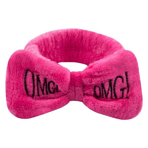 Headband Fleece Fuzzy Women Stretchy Hair Cute Soft Wear - Hot Pink