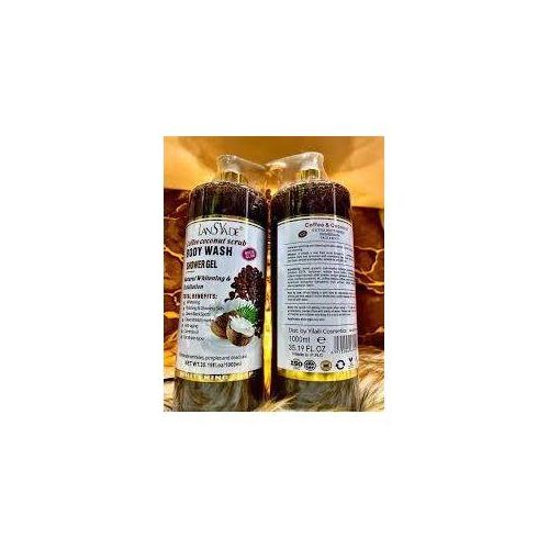 LansYade LansYadee Coffee Coconut Scrub Body Wash Shower Gel.