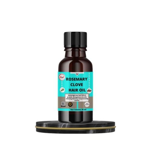 Mekis Rosemary Clove Hair Oil - Encourage new hair follicle growth, Strengthens strands, Reducing thinning and promoting volume.