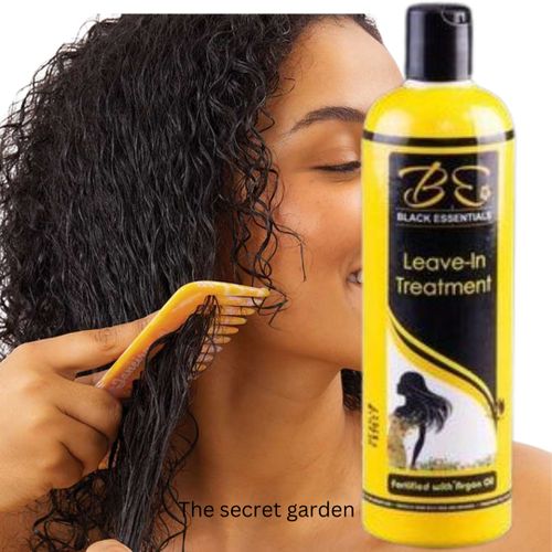 BLACK ESSENTIALS Leave-in Treatment Fortified With Argan Oil