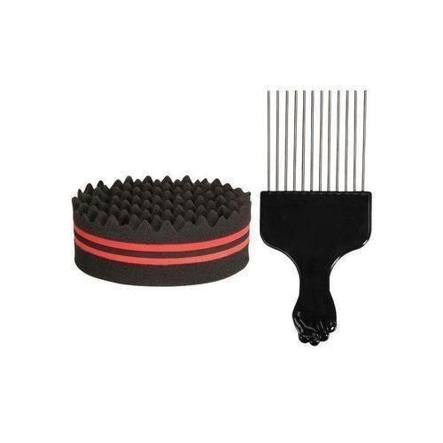 Beauty dread magic twist sponge +afro metal comb