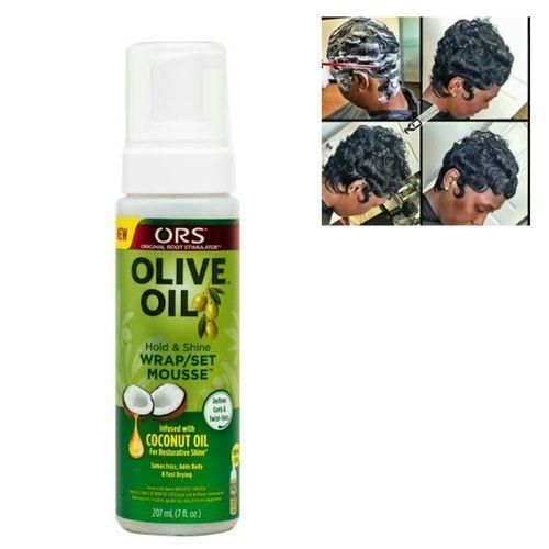 Ors Olive Oil Hold And Shine Wrap Set Mousse (coconut Oil)