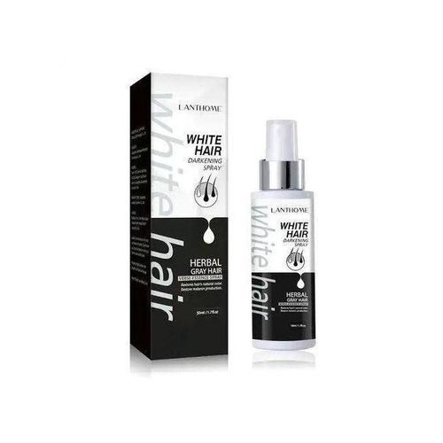 Lanthome new herbal gray/White Hair Darkening Spray 50ml