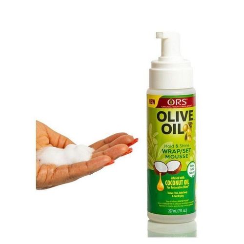 Ors Olive Oil Mousse / Wrap/ Set Mousse Enriched With Coconut Oil--