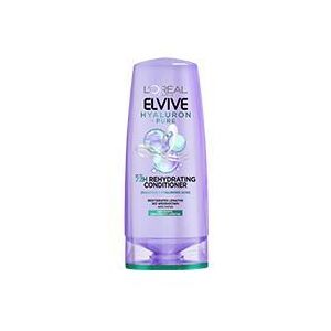 L'Oréal Elvive Hyaluron Pure 72H Rehydrating Conditioner, with Salicylic + Hyaluronic Acid, Rehydrates Lenghts with No Weighdowm, Suitable for Oily Roots & Dehydarted Lenghts - 400ml