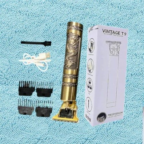 🔥 SALE — T9 Dragon Gold Cordless Hair Clipper | Zero Gap + 180min Battery + 4 Combs | KSh 1,750 (A)