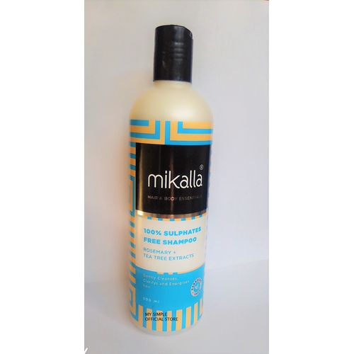 Mikalla 100%Sulphate Free Shampoo With Rosemary + Tea Tree Extracts