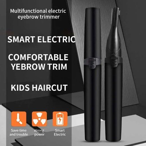 Electric Eyebrow Trimmer Multifunction Facial Hair Remover – Washable Precision Grooming Tool for Women, Men and Kids