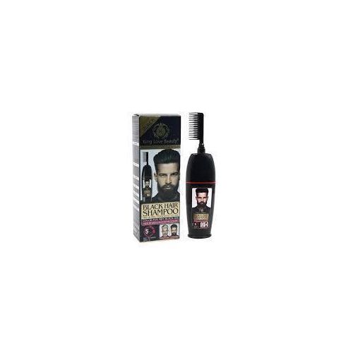 King love beauty Black Hair Dye Shampoo men beard & mustache colour