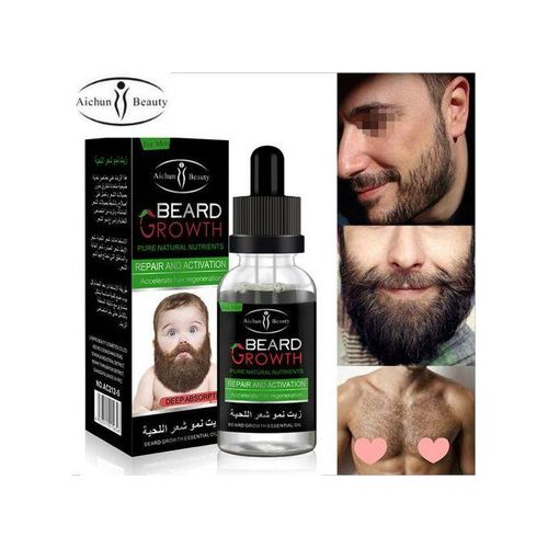 Aichun Beauty Beard Oil Fast Beard Growth Oil For Moustache & Facial Hair- 30ml.