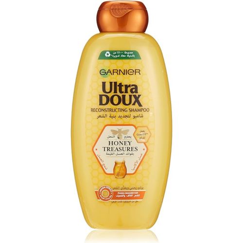Garnier Ultra Doux Honey Treasures Shampoo With Acacia Honey & Beeswax For Damaged Breaking Hair - 400ml