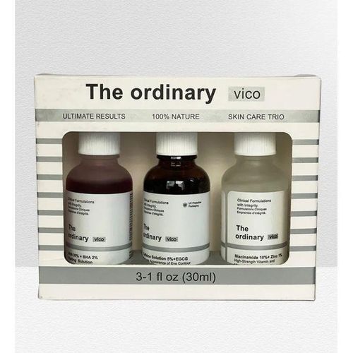 🔥 LIMITED DEAL — The Ordinary Skincare Trio Set | Brightens + Exfoliates + Depuffs Eyes | KSh 3,500