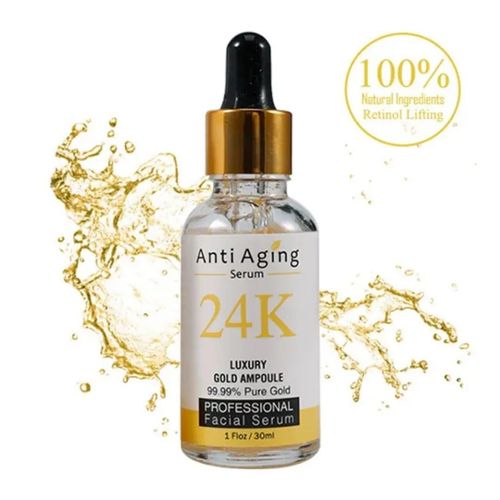 MOOYAM 24K GOLD SERUM MOISTURIZING REDUCES FINE LINES AND ANTI-AGING SERUM SKIN CARE