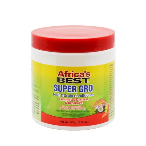 Africa's Best Super Gro Hair and Scalp Conditioner, 5.25 Oz- Excellent for all hair types