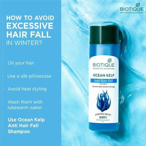 Biotique Ocean Kelp Anti Hair Fall Shampoo Intensive Hair Regrowth nk