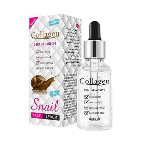 Snail Collagen Face Serum, Anti-Aging, Anti-Acne, Whitening.