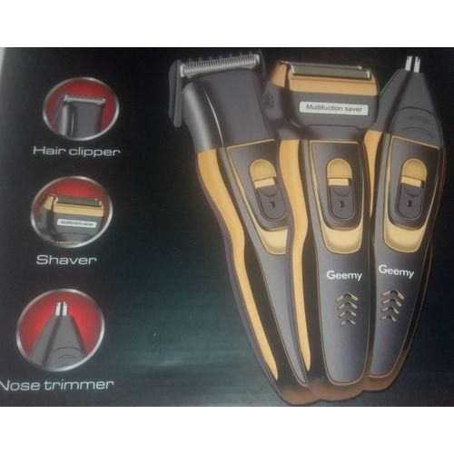 Geemy 3-in-1 Rechargeable Electric Shaver, Body Smoother & Nose Trimmer | 45-Min Battery | Pays For Itself in 7 Sessions | ORDER NOW