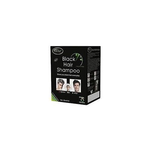 Dexe Black Hair Shampoo Dye - 10 Satchets (each 25M L)