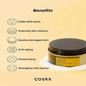 🔥 LIMITED DEAL — COSRX Advanced Snail 92 All-in-One Cream | 92% Snail Mucin | Repair + Hydrate + Anti-Ageing | KSh 1,800