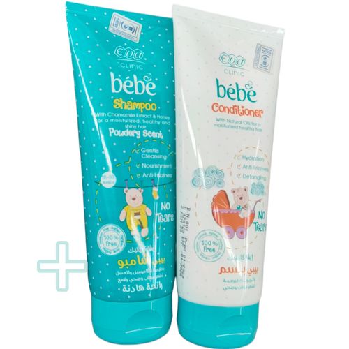 Bebe Powdery Scent Shampoo + Conditioner bc