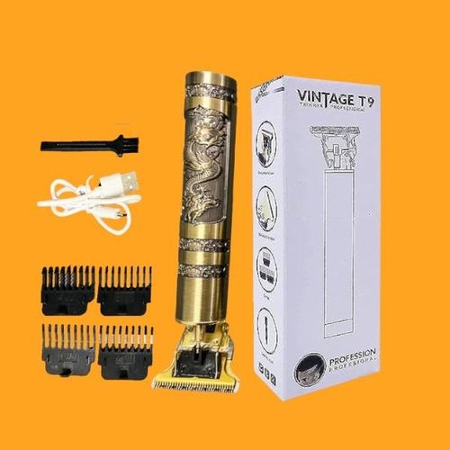 🔥 SALE — T9 Dragon Gold Cordless Hair Clipper | Zero Gap + 180min Battery + 4 Combs | KSh 1,750 (A)
