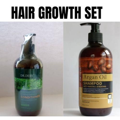 Professional Hair Argan oil shampoo + Rosemary conditioner + FREE hair oil