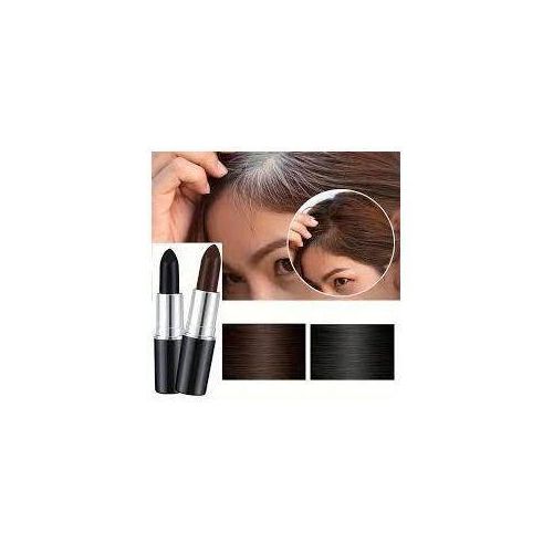 Hair Color Dye Pencil for Roots - One-Time Instant Black Root Coverage, Temporary Hair Colour (2pcs) - BLACK
