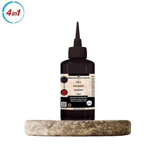 Mekis Jamaican Black Castor + Amla + Rosemary + Peppermint Oil–Promotes Hair Growth & Stops Hair Fall